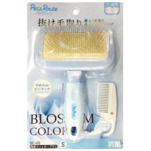 Petz Route Blossom Colors Rectangle Slicker Brush