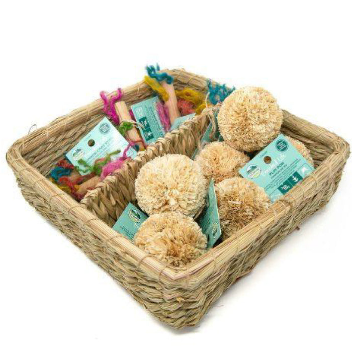 20% OFF: Oxbow Enriched Life Natural Chews Play Pom & Rainbow Knot Stick Basket