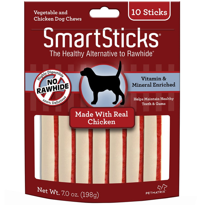 20% OFF: SmartBones SmartSticks Chicken Stick Chew Treats (10Pcs)
