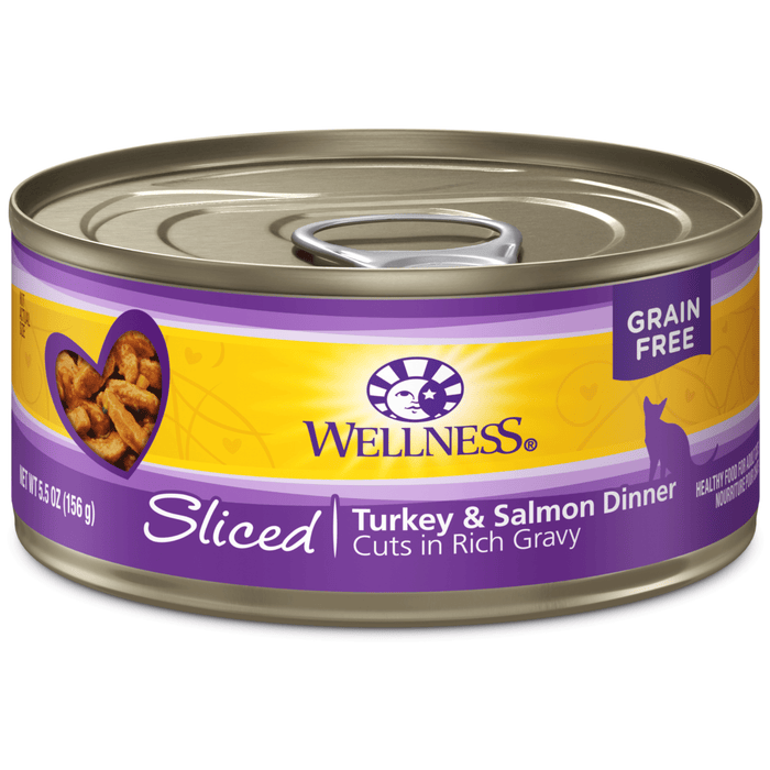20% OFF: Wellness Complete Health Grain Free Sliced Turkey & Salmon Dinner Wet Cat Food
