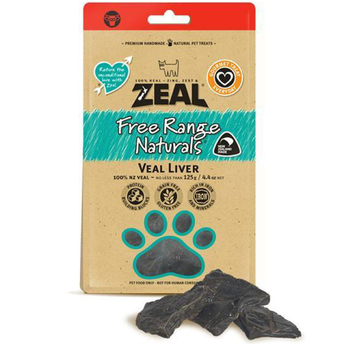 35% OFF: Zeal Free Range Naturals Veal Liver For Dogs