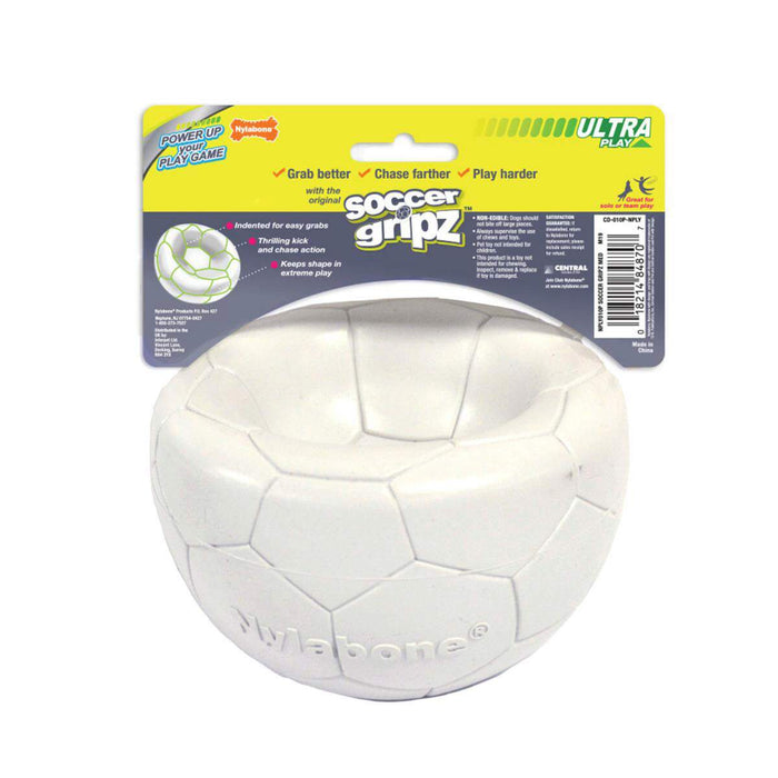 20% OFF: Nylabone Power Play Soccer Ball Gripz Dog Toy
