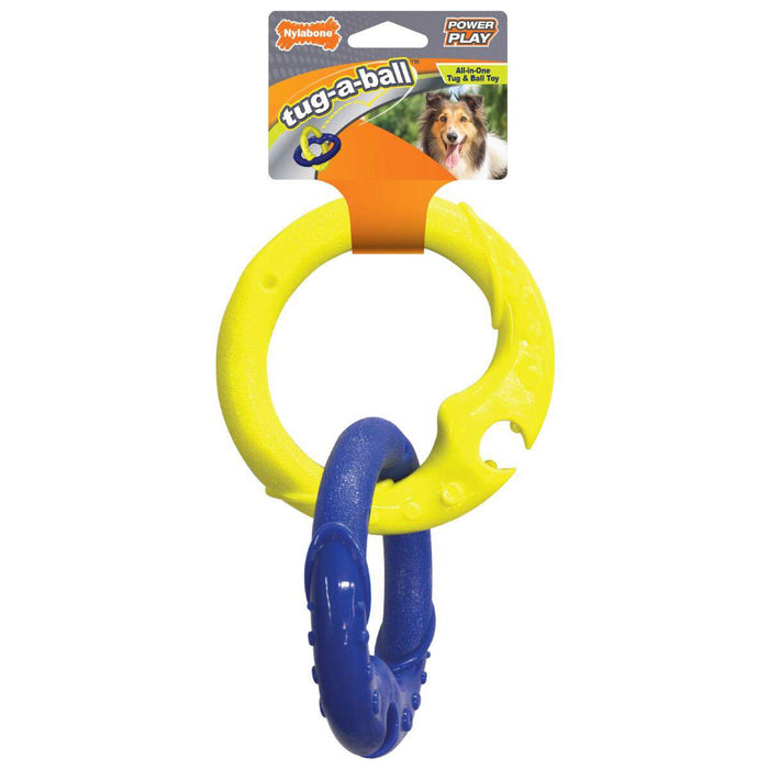 20% OFF: Nylabone Power Play Tug-a-Ball 2-in-1 Ball & Tug Dog Toy