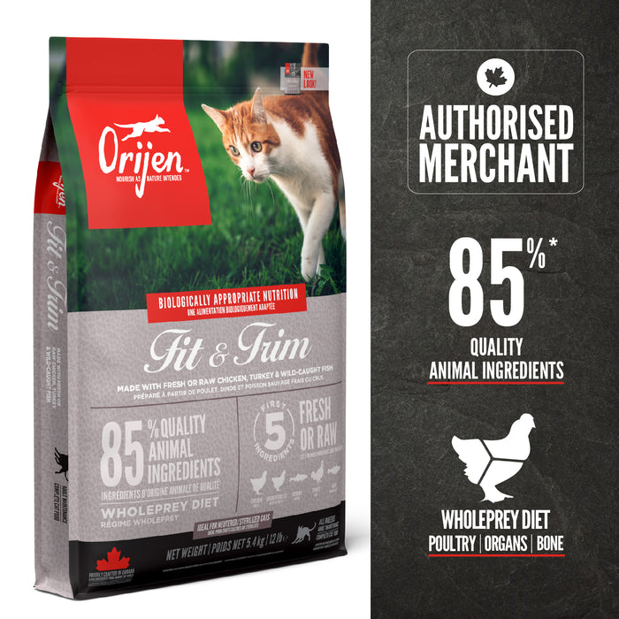 30% OFF: Orijen Fit & Trim Recipe Adult Dry Cat Food