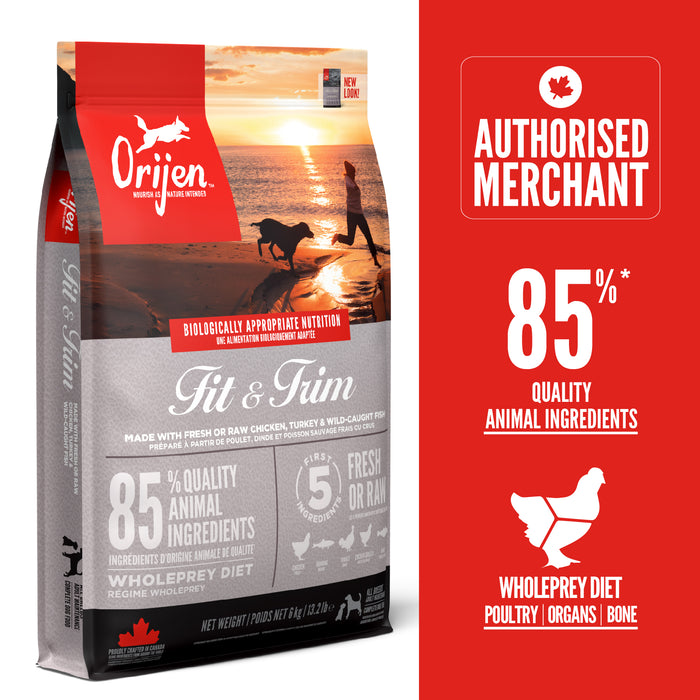 30% OFF: Orijen Fit & Trim Recipe Adult Dry Dog Food