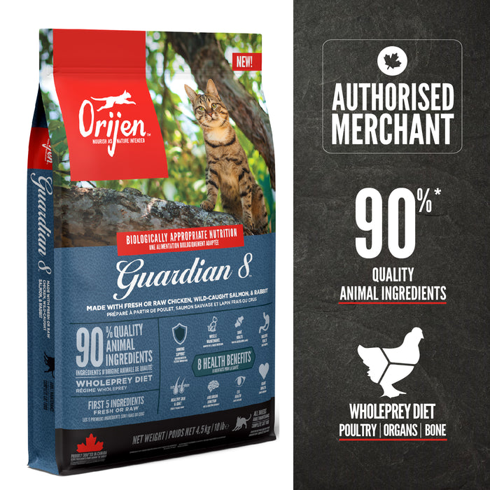 30% OFF: Orijen Guardian 8 Recipe Adult Dry Cat Food