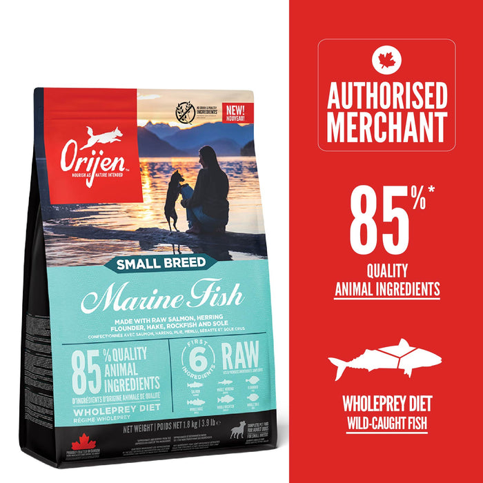 30% OFF: Orijen Marine Fish Small Breed Recipe Adult Dry Dog Food