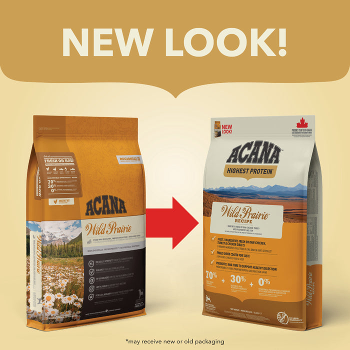 30% OFF: Acana Regionals Freeze-Dried Coated Infused Wild Prairie Recipe Adult Dry Dog Food