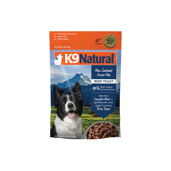 K9 Natural Freeze Dried New Zealand Grass-Fed Beef Feast Dog Food