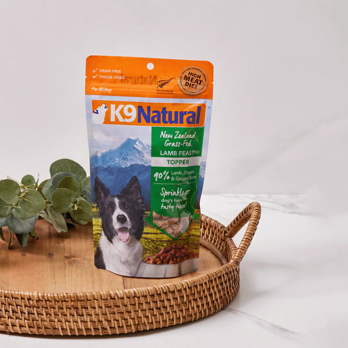 K9 Natural Freeze Dried New Zealand Grass-Fed Lamb Feast Dog Food