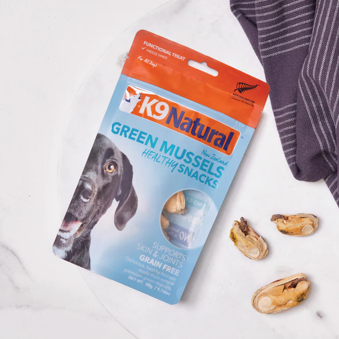 20% OFF: K9 Natural Freeze Dried New Zealand Green Mussels Healthy Snack For Dogs