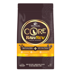 20% OFF: Wellness CORE RawRev Grain-Free (Deboned Chicken, Chicken Meal, Turkey Meal) Recipe Puppy Dry Dog Food