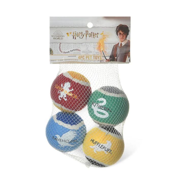 Harry Potter Hogwarts Tennis Ball Dog Toy (4Pcs)