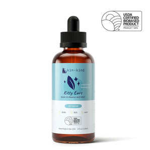 Kin + Kind Leave-In Ear Cleaner For Cats