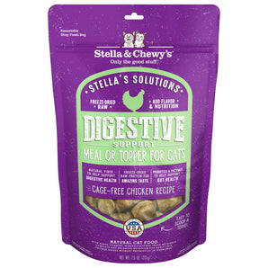Stella & Chewy's Freeze-Dried Raw Stella's Solution Digestive Boost Cage-Free Chicken Recipe for Cats