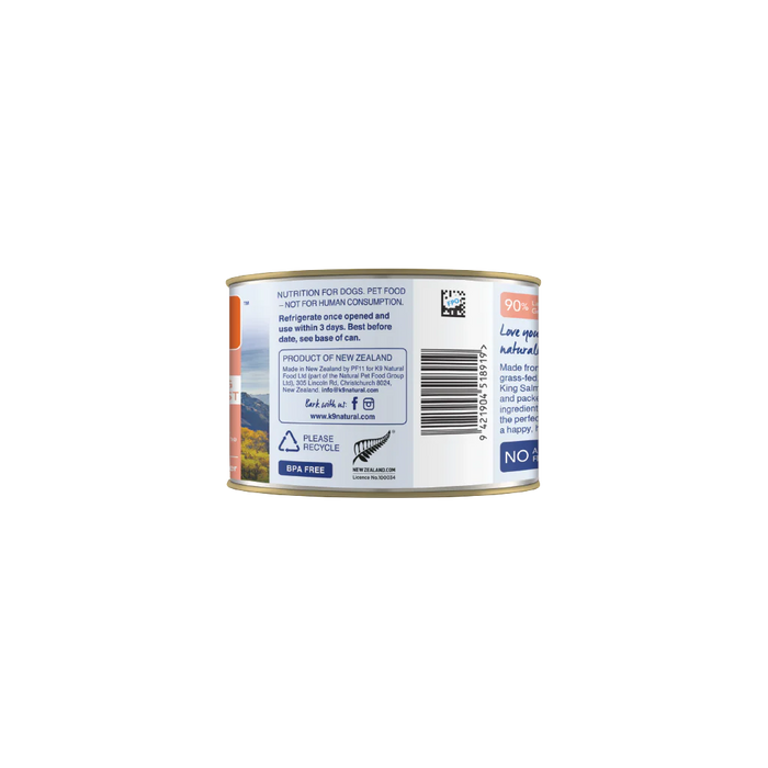 K9 Natural Grain Free Lamb & King Salmon Feast Wet Dog Food (12 Cans)