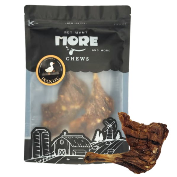 MORE Air Dried Duck Leg Chews Treats For Dogs