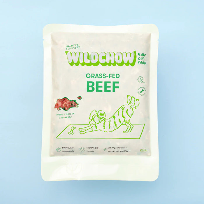 WildChow Raw Grass-Fed Beef Dog Food (FROZEN)