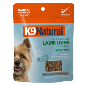 K9 Natural Freeze-Dried New Zealand Lamb Liver Healthy Bites For Dogs