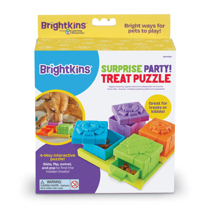 Brightkins Surprise Party! Treat Puzzle Item Dog Toy