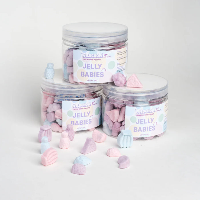 WildChow Freeze Dried Jelly Babies Superfood Yoghurt Treats For Dogs