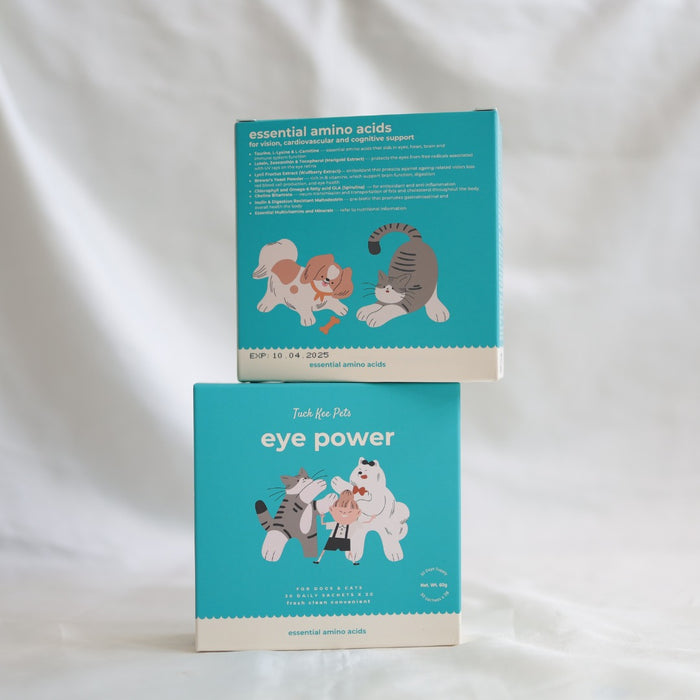 [PAWSOME BUNDLE] MIX ANY 2 FOR $111: Tuck Kee Eye Power / Good Poop Synbiotic Box