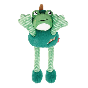 GiGwi Plush Friendz Avocado Frog Toy For Dogs