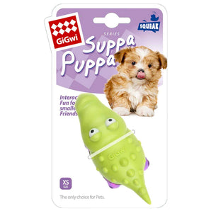GiGwi Suppa Puppa Green & Purple Alligator With Squeaker Toy For Dogs