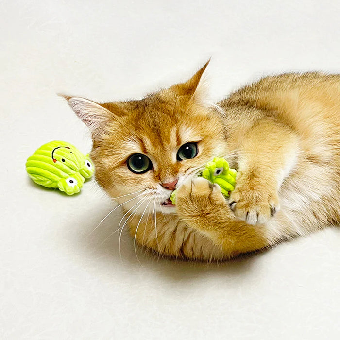 GiGwi Meow Than 1 Frog With Legume Toy For Cats