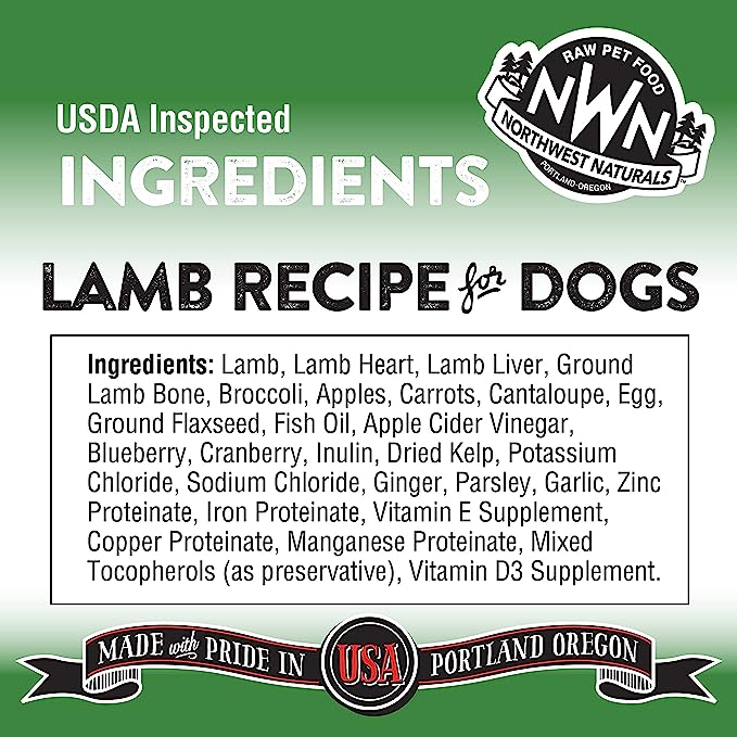 20% OFF: Northwest Naturals Freeze Dried Lamb Recipe Nuggets Raw Diet Dog Food