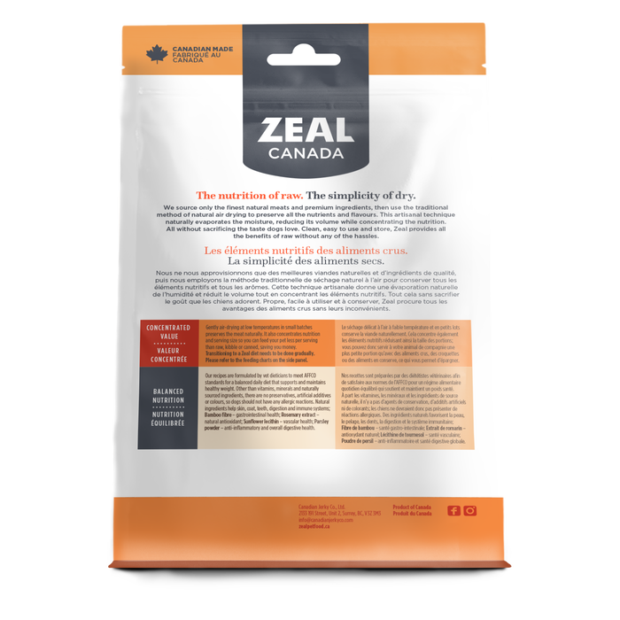 $10 OFF: Zeal Canada Gently Air-Dried Pork Recipe Dry Dog Food