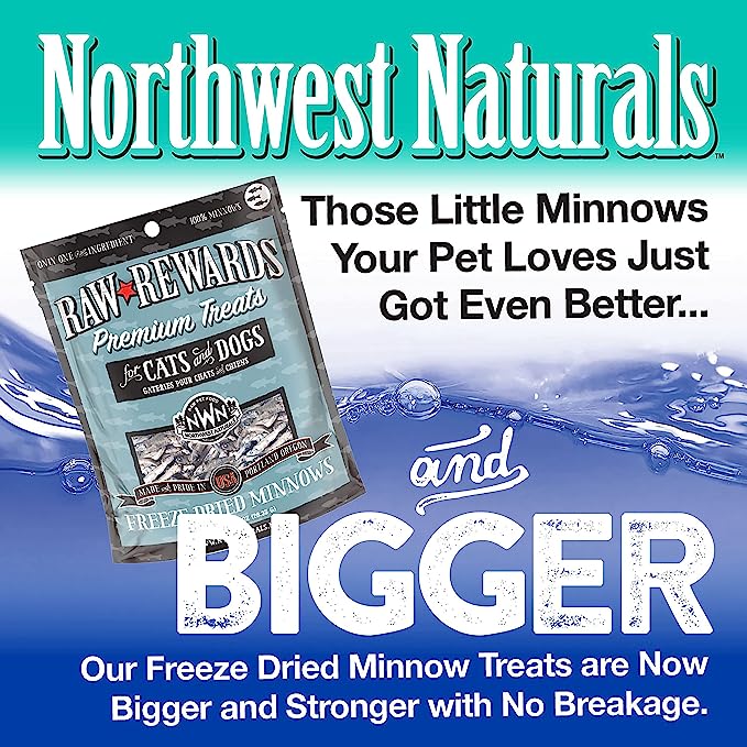 20% OFF: Northwest Naturals Raw Rewards Freeze Dried Minnow Treats For Dogs & Cats