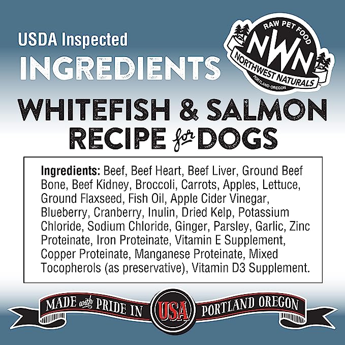 20% OFF: Northwest Naturals Freeze Dried Whitefish & Salmon Recipe Nuggets Raw Diet Dog Food