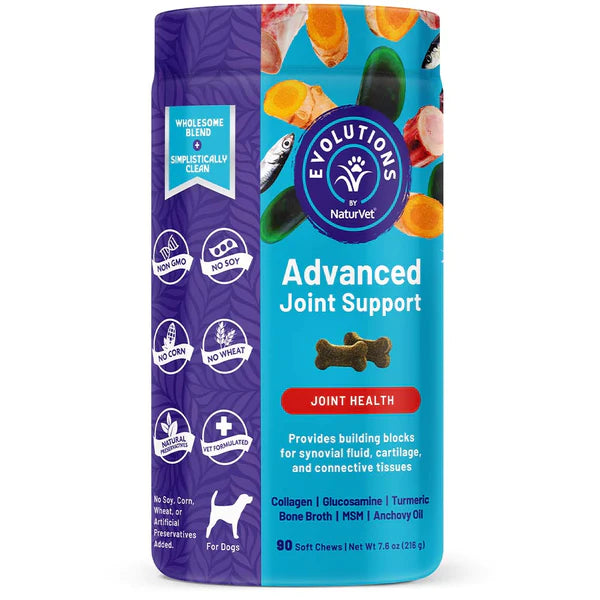 20% OFF: NaturVet Evolutions Advanced Joint Support (Joint Health) Soft Chews For Dogs