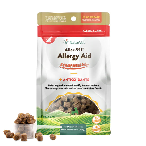 20% OFF: NaturVet Scoopables Aller-911® Allergy Aid Supplement For Dogs
