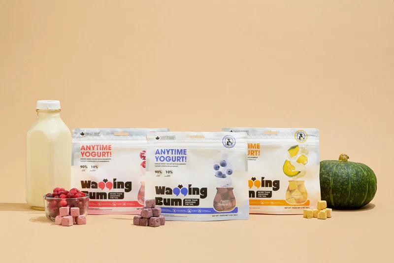 WaggingBum ANYTIME YOGURT! Freeze Dried Cranberry Yogurt For Dogs & Cats