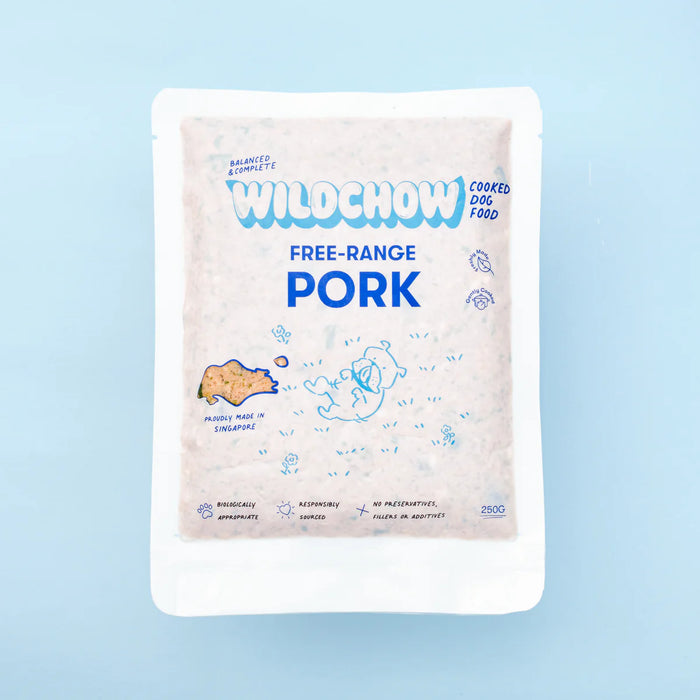 WildChow Cooked Free-Range Pork Dog Food (FROZEN)