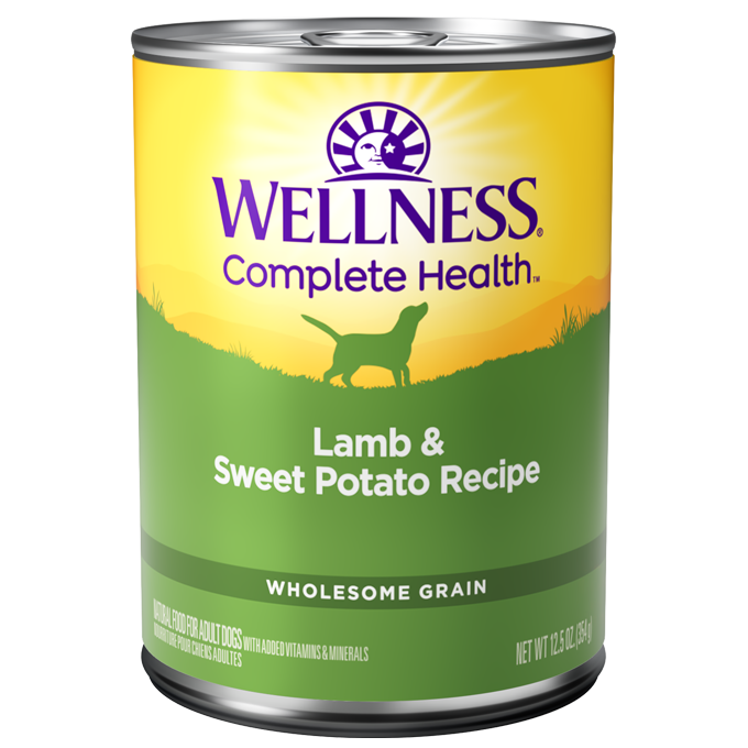 20% OFF: Wellness Complete Health Wholesome Grain Lamb & Sweet Potato Recipe Wet Dog Food
