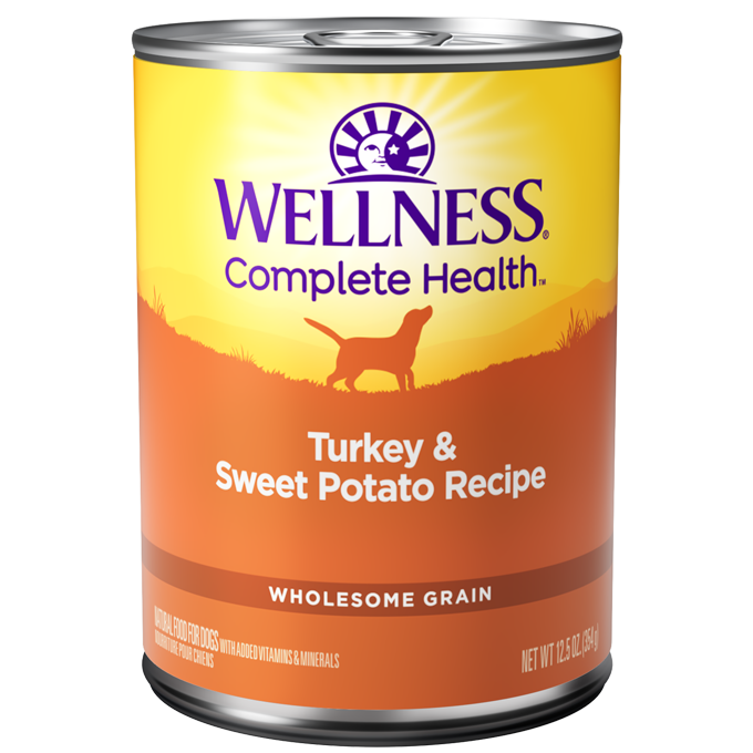 20% OFF: Wellness Complete Health Wholesome Grain Turkey & Sweet Potato Recipe Wet Dog Food