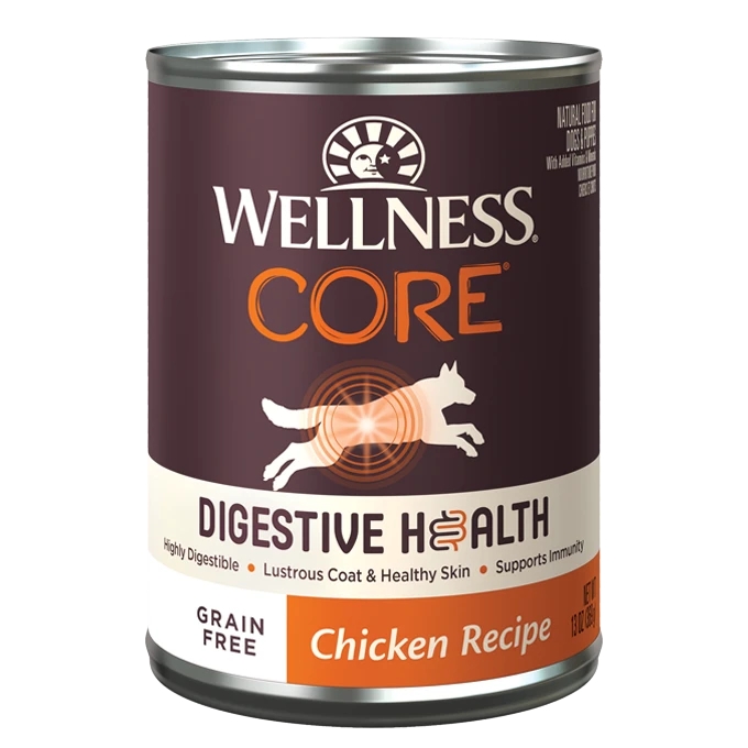 20% OFF: Wellness CORE Grain Free Digestive Health Chicken Recipe Wet Dog Food