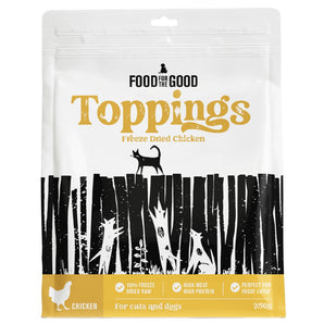 30% OFF: Food For The Good Freeze-Dried Chicken Toppings For Dogs & Cats