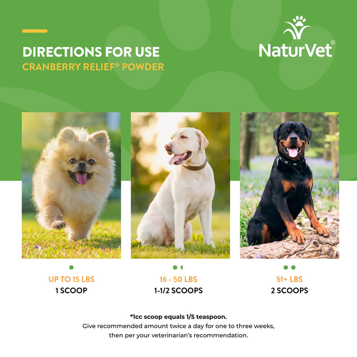 20% OFF: NaturVet Cranberry Relief Plus Echinacea Powder For Dogs