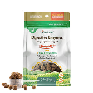 20% OFF: NaturVet Scoopables Digestive Enzymes Daily Digestive Support For Cats