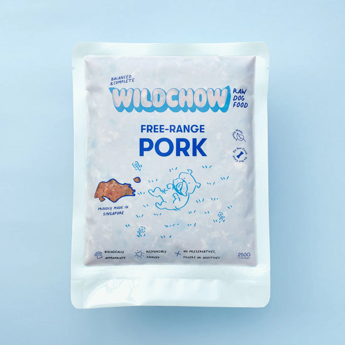 WildChow Raw Free-Range Pork Dog Food (FROZEN)