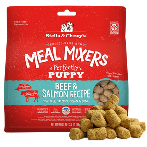 20% OFF: Stella & Chewy’s Freeze-Dried Raw Perfectly Puppy Beef & Salmon Meal Mixers For Dogs