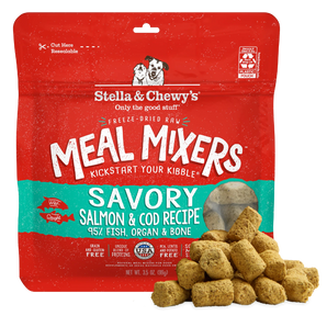 Stella & Chewy’s Freeze-Dried Raw Savory Salmon & Cod Meal Mixers for Dogs