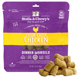 20% OFF: Stella & Chewy's Freeze-Dried Raw Chick, Chick Chicken Dinner Morsels For Cats