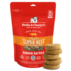20% OFF: Stella & Chewy's Freeze-Dried Raw Super Beef Dinner Patties
