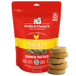 20% OFF: Stella & Chewy’s Freeze-Dried Raw Chicken Dinner Patties For Dogs