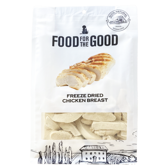25% OFF: Food For The Good Freeze Dried Chicken Breast Treats For Dogs & Cats